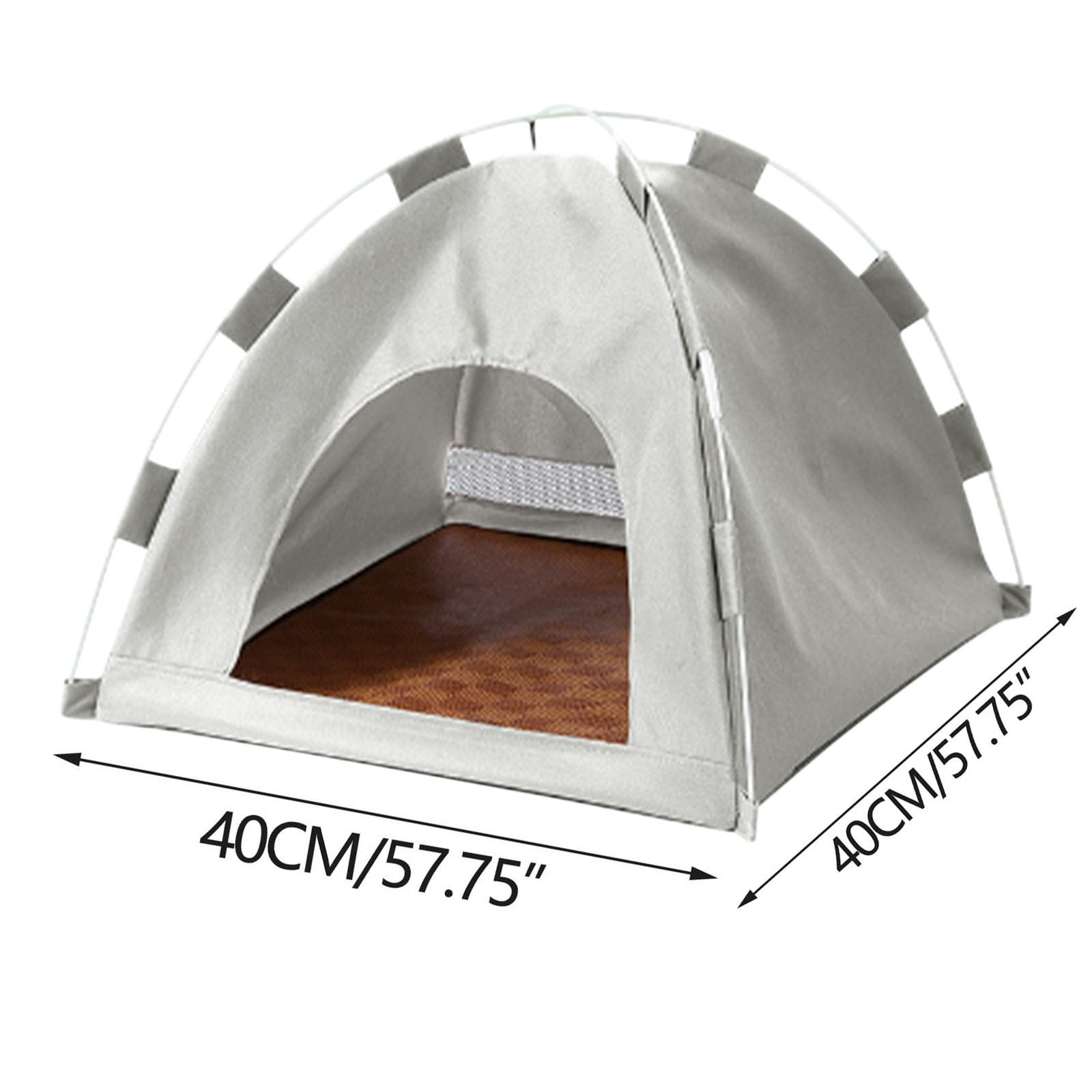 RuiJiao Foldable Portable Pet Tent, Waterproof Dog Bed with Removable Washable Cushion for Small Animals, Size S