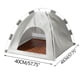 thumbnail image 5 of Tienda De Campaña Plegable Para Mascotas, Cama Portátil Para Perros De Interior, Almohadilla Suave Y Cálida, Diseño Semicerrado Para Cachorros Y Animales Pequeños, Poliéster Transpirable, 5 of 7