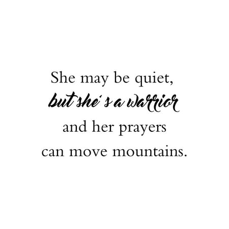 she may be quiet but she s a warrior christian farmhouse bible