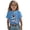 Blue, variant on Kid's 250th Anniversary Print Shirt Bald Eagle and USA Flag Patriotic Tshirt for Girls Boys 4th of July Memorial Day 1-13 Years