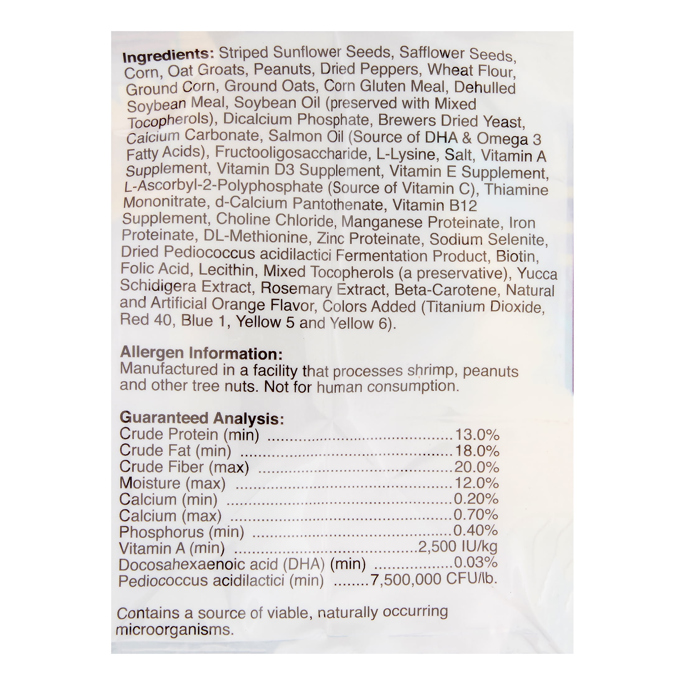 Encore Premium Parrot Food, 4 lb.