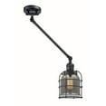 thumbnail image 4 of Innovations Lighting - Bell Cage - 1 Light Swing Arm Wall Sconce In Industrial, 4 of 7