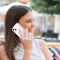 thumbnail image 4 of Slim Fit Phone Case for iPhone 15 (Not fit 15 Pro),Shiny Ring Kickstand Case for Girls,Camera and Screen Protection Cover for iPhone 15 (6.1 in.),ZHDD White, 4 of 8