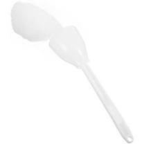 LABSERRON Long Handle Toilet Brush White Plastic Cotton 1Pack 15.4x3.1x0.6In Bathroom Sanitation