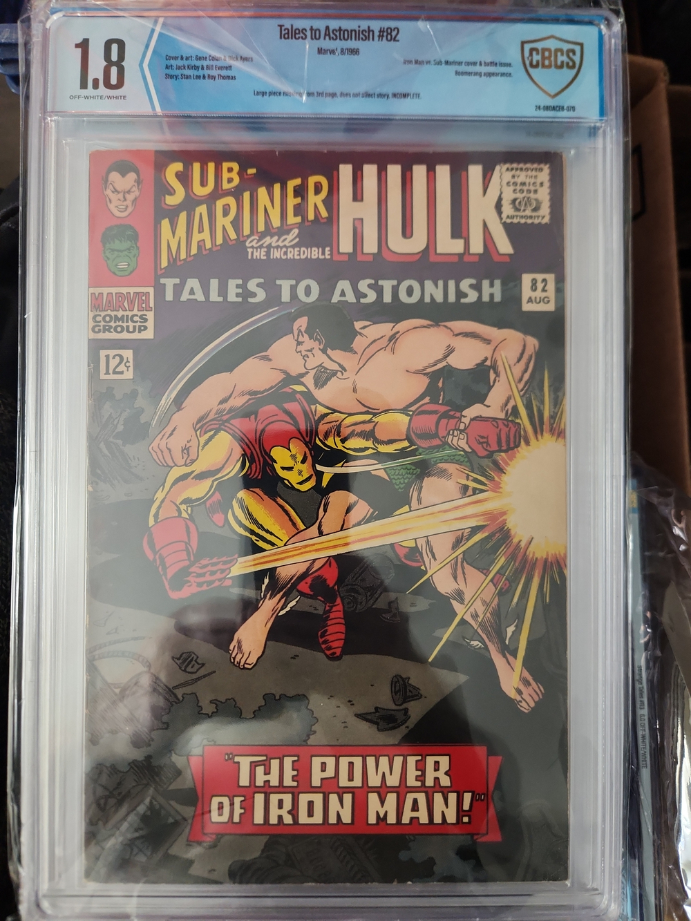 Cover of Tales to Astonish #82