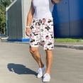 thumbnail image 4 of Haiem Dachshund Dog Puppy Men's Pajama Short with Soft Woven Cotton Elastic Waistband Sleep Short-Small, 4 of 9