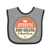 Inktastic Disc Golfer Vintage Classic Boys or Girls Baby Bib