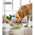 thumbnail image 4 of Juguetes de adiestramiento canino, dispositivo de terapia interactiva, comedero lento para perros, mejora del coeficiente intelectual canino, juego de adiestramiento canino (verde), 4 of 5