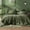 Olive Green, variant on 7-Piece Queen Cationic Dyeing Oatmeal Beige Reversible Comforter Set, All Season Bed in a Bag with Sheets & Pillowcases