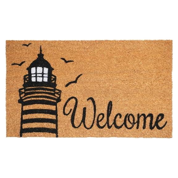 Calloway Mills 102493048 Lighthouse Welcome Doormat, 30" x 48"