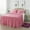 Woodrose, variant on JML Ruffle skirt Bedspread Twin Size 3 Piece,Soft Microfiber Bed Skirt Coverlet 30" Long Drop