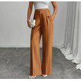 thumbnail image 3 of CUKOLSXA Womens Dress Pants Pull On Wide Leg Stretchy Work Pants Women Business Casual Outfits Slacks for Women Trousers, 3 of 8