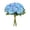 A-Blue, variant on Single Stem Artificial Hydrangea, Full Flower Ball Living Room Decor, Wedding Banquet Decoration, Multi-Color Faux Flower Option