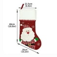 thumbnail image 3 of PEIBang Christmas Stockings,Xmas Santa Snowman Stockings Winter Stocking Decorations for Holiday Party Family Fireplace Xmas Tree, 3 of 6