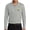 Silver, variant on US Army Star Logo Black Chest Print Long Sleeve Moisture Wicking Polo Shirt, 3XL Grey