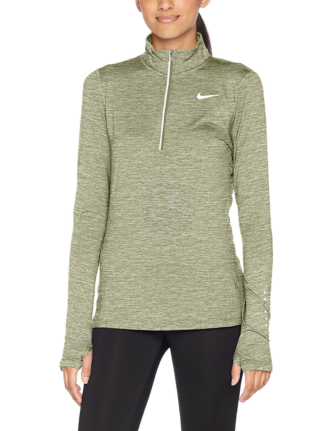 Nike Women's DriFit Element 1/2 Zip Running Shirt