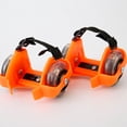 thumbnail image 3 of 1 par de ruedas luminosas para zapatos, zapatos de patinaje portátiles, zapatos con ruedas ajustables, accesorio para jugar, 3 of 8