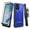 Blue, variant on SPY CASE for Moto G Power 5G 2023 Case with Tempered Glass Screen Protector Hybrid Cover with Kickstand Phone Belt Clip Holster - Red