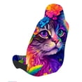 thumbnail image 2 of 2pcs double sided Universal Car Seat Cover Cat  Print Seat Cover Sets, 2 of 5