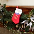 thumbnail image 2 of Northlight 7.5" Red and White "Ho Ho Ho" Mini Christmas Stocking Gift Card Holder, 2 of 2