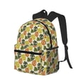 thumbnail image 6 of Wukai Monstera Leaves Versatile Backpack:Spacious,Organized,Comfortable,Ideal for Travel and Everyday Use with Multiple Pockets and Padded Straps, 6 of 8