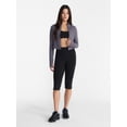 thumbnail image 3 of Avia Women's SoftSculpt Cropped Jacket, Sizes XS-XXXL, 3 of 7