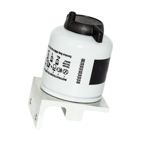 Fuel filter with mounting head 6667353, compatible with Bobcat equipment: Excavators E20, E25, Loaders: 863, 864, 873, 883, A220, A300, A770,T2250,2200, 2200S, 2300,V417,5600, 5610,B300, BL370