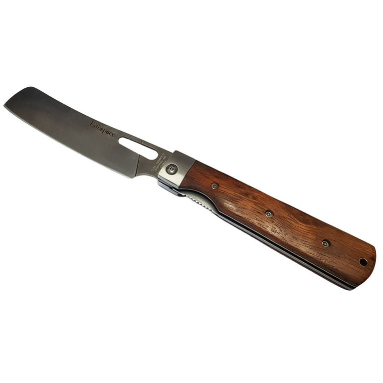 Lifespace 440A Stainless Steel Folding Japanese Chef Knife - Fantastic  outdoor knife 