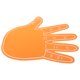 thumbnail image 2 of Guante grande de espuma EVA para animar: accesorio para animar en partidos de fútbol. Accesorio de animadora para eventos deportivos, fiestas y celebraciones., 2 of 7