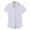 White, variant on Womens Elastic Slim Fit Blouse Curvy Fit Blouse Front Snap Closure Side Slimming for Uniform or Daily Office,White XXXXXXL