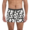 thumbnail image 4 of Wukai Cartoon Penguin Print Men’s Underwear Breathable Boxer Briefs,&nbsp;Moisture Wicking & Breathable-XX-Large, 4 of 7