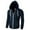 Navy, variant on Light Jacket Men Men's Long Sleeve Quilted Lined Flannel Shirt Jacket with Hood(Navy,L)