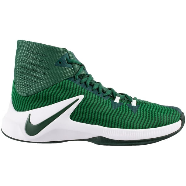Nike - Nike Men's Zoom Clear Out Basketball Shoes - Green/White - 10.5 ...