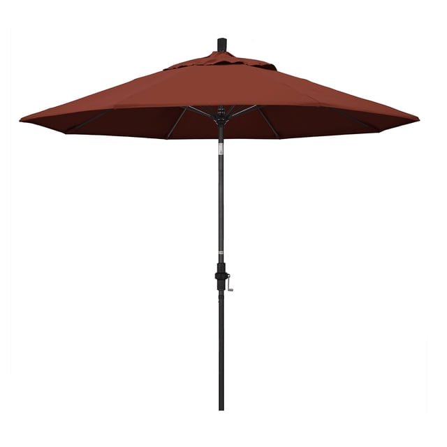 California Umbrella Parasol de Patio en Aluminium de 9 Pieds en Rouge Henné