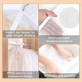 thumbnail image 3 of 12pcs Fundas Ropa Armario, Protectores de Ropa Transparente Anti-Polvo y Transpirable con Cremallera para almacenamiento Vestidos Largos, Trajes, Abrigos, Blusas (Blanco, 60X80, 3 of 5