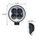 thumbnail image 3 of Par Faros 4 Led Redondos Auxiliares Auto Moto Fija Estrobo, 3 of 8