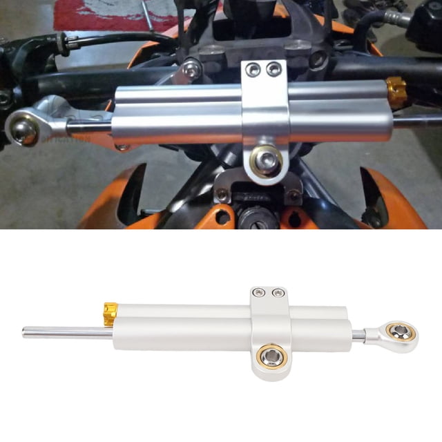 Motorcycle Steering Damper Adjustable Enhances Stability for High Speed Rides Aluminum Alloy