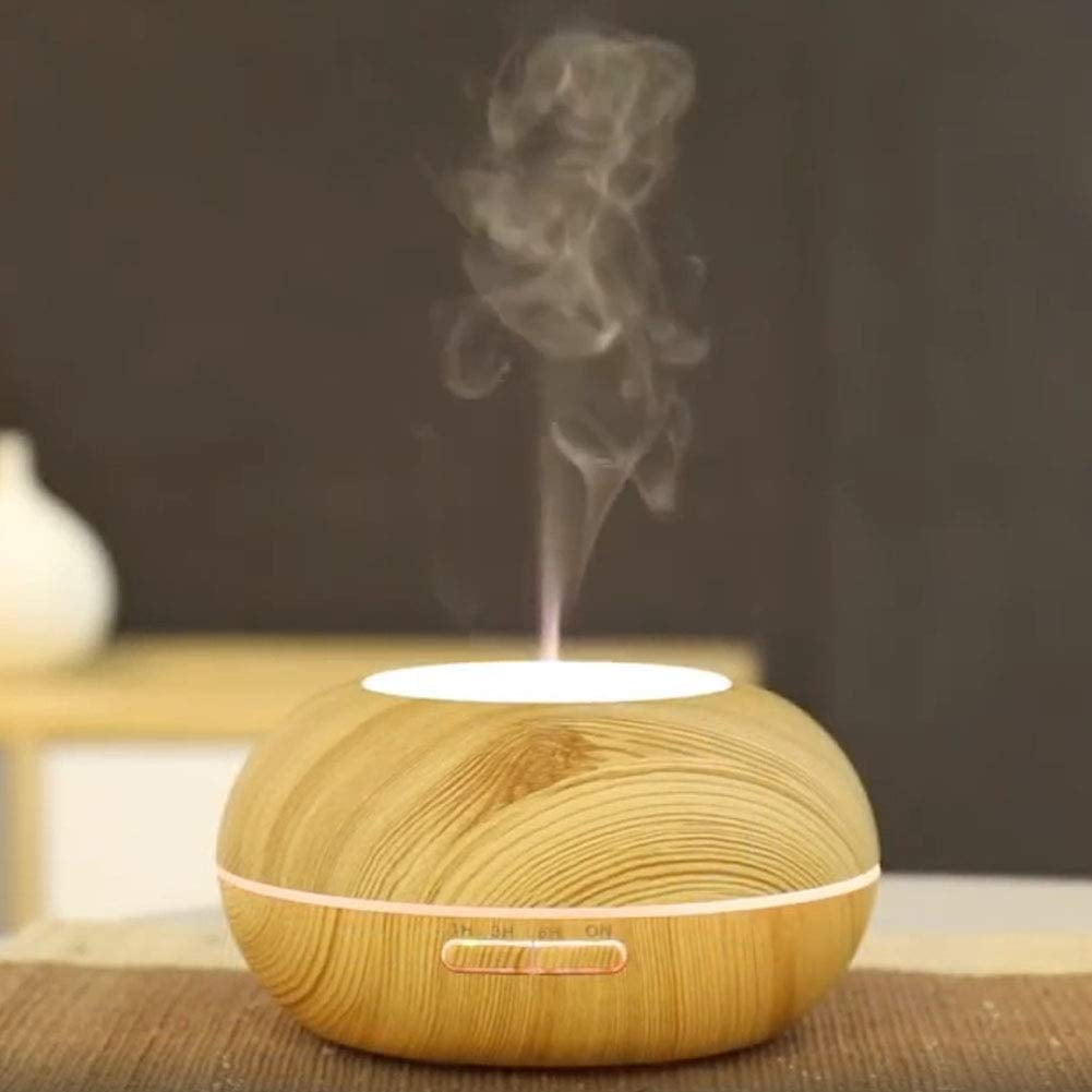 Baby Room Bedroom Office Yoga Paxamo Aroma Diffuser Spa 300ml Cool Mist Humidifier with 7 Color LED lights Whisper-Quiet Essential Oil Diffuser for Home