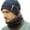 Blue, variant on 2 Pieces Winter Warm Hat Scarf Set Knit Thick Beanie Scarves Knitted Cap for Men