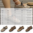 thumbnail image 3 of Gpaecead Women's Lace Up Mary Jane Flats Faux Suede Round Toe Ballet Comfort Shoes With Non Slip Outsole For Work And Casual Brown, 3 of 8