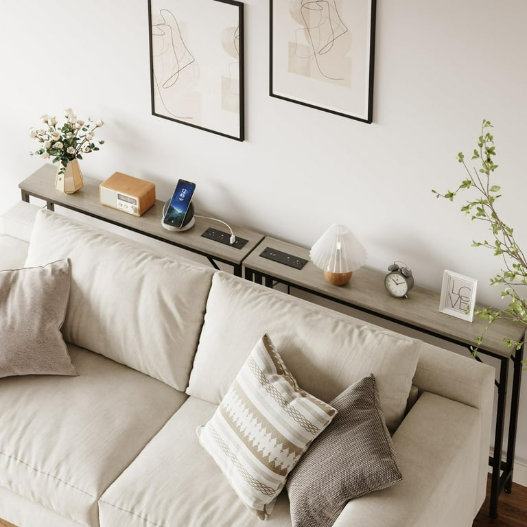 Slim table for behind couch discount
