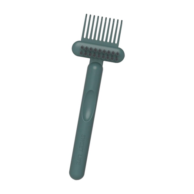 Herramienta limpiadora de cepillos de pelo 2 en 1 Yuyangstore Cepillo de limpieza de peine Verde