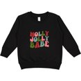 thumbnail image 2 of Inktastic Holly Jolly Babe Toddler Sweatshirt, 2 of 4