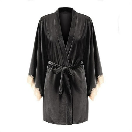 

PIKADINGNIS Sexy Thicken Warm Flannel Robe Set Autumn Winter Coral VelvetSexy Nightgowns Bathrobe Women Pajamas Bath Robe Sleepwear Shirt