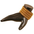 thumbnail image 2 of Sunsoul by Touchstone "Golden Bangle Collection" Indian Bollywood Finery Look Exclusive Embossing Designer Jewelry Bangle Bracelets. Set of 12 In Antique Gold Tone For Women., 2 of 5