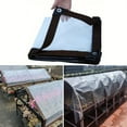 thumbnail image 4 of Transparent Rainproof Cloth Clear Tarp, Plastic Tarps Heavy Duty Waterproof, Rain Cover for Patio, Porch, Greenhouse, Garden, Chicken Coop Outside, 4 of 8