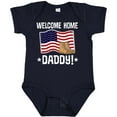 thumbnail image 3 of Inktastic Military Dad Welcome Home USA Flag Boys or Girls Baby Bodysuit, 3 of 5