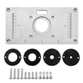 thumbnail image 1 of Placa de Inserción de Mesa ANGGREK para Enrutador Aleación de Aluminio Ligera Resistente, 1 of 8