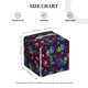 thumbnail image 4 of Balery mushroom colorful Skull Porta Pañuelos de Cuero con Estampado – Funda Moderna Cuadrada para Caja de Pañuelos, Dispensador 5x5x5'', 4 of 7