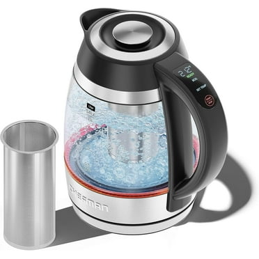 Chefman Custom-Temp 1.8L Electric Tea Kettle With Tea Infuser